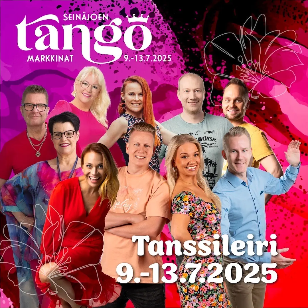 Seinajoen Tangomarkkinat -tanssileiri 9-13-7-2025
